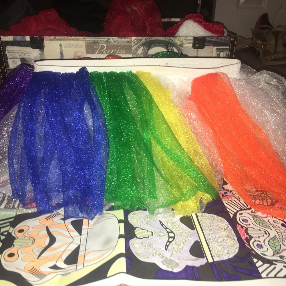 Rainbow tutu for Halloween